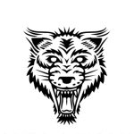 Foxes and Wolves wolfhead logo